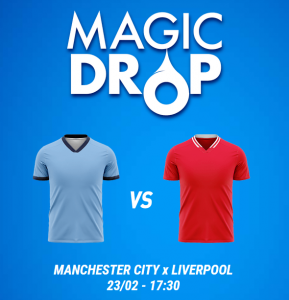 Magic Drop op MagicBetting - Manchester City vs Liverpool