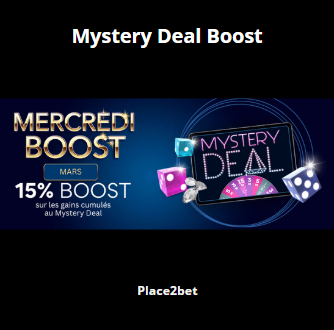 Magicbetting Mystery Deal Boost du mercredi